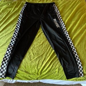 PLEASURES checkered track pants